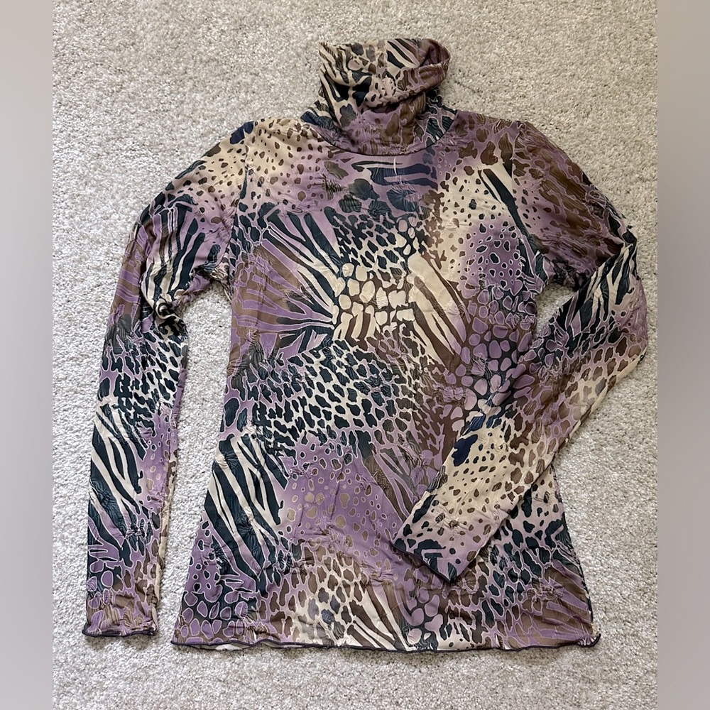 SNO SKINS | Women's Microfiber Turtleneck Base Layer Top Medium